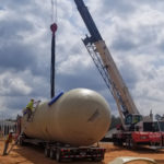 Moving 21,000 lb tanks