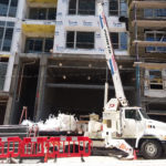 Removing excess precast concrete